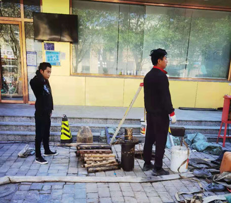 河间马路顶管施工